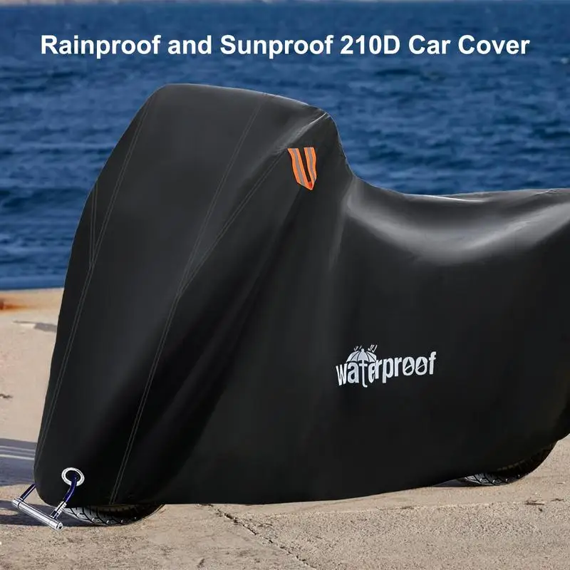 Motorcycle Cover All Season Waterproof Motocross Rain Cover With Lock Holes UV Protection Dustproof Protective Cover Accessories