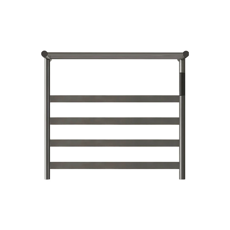 Digital display electric towel rack, household bathroom carbon fiber sterilization drying towel rack