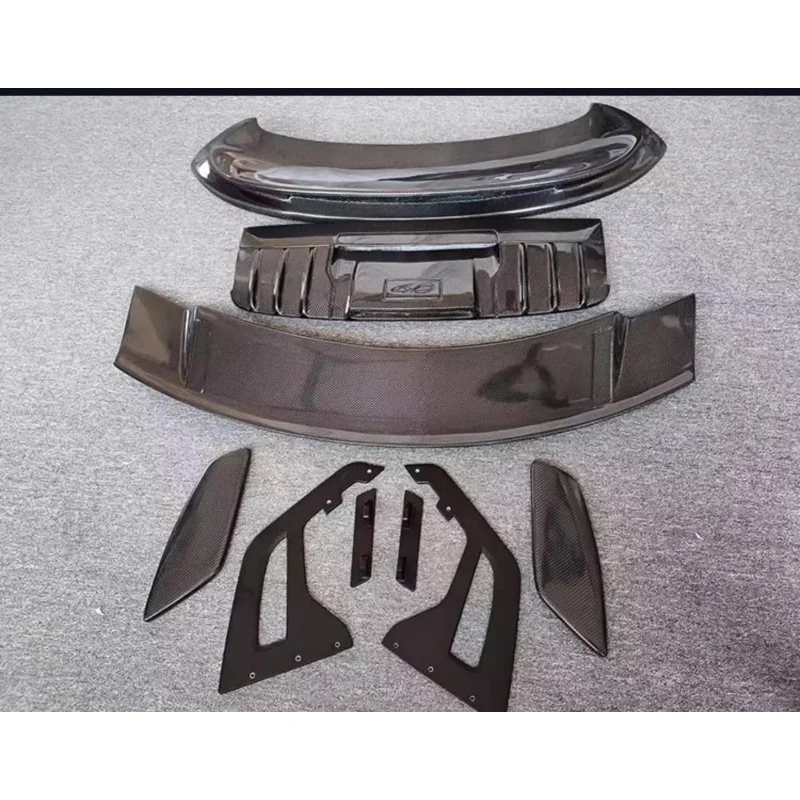 

Задний спойлер багажника из углеродного волокна для Porsche 911 992, модифицированный GT3, новый стиль, автомобильные аксессуары с хвостовым крылом