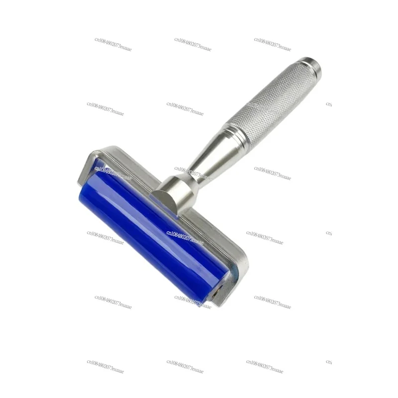 1PCS Dust Removal Sticky Silicone Roller Anti-Static Roller Brush Manual  Cleaner Phone Repair Tool Aluminum Alloy Handle