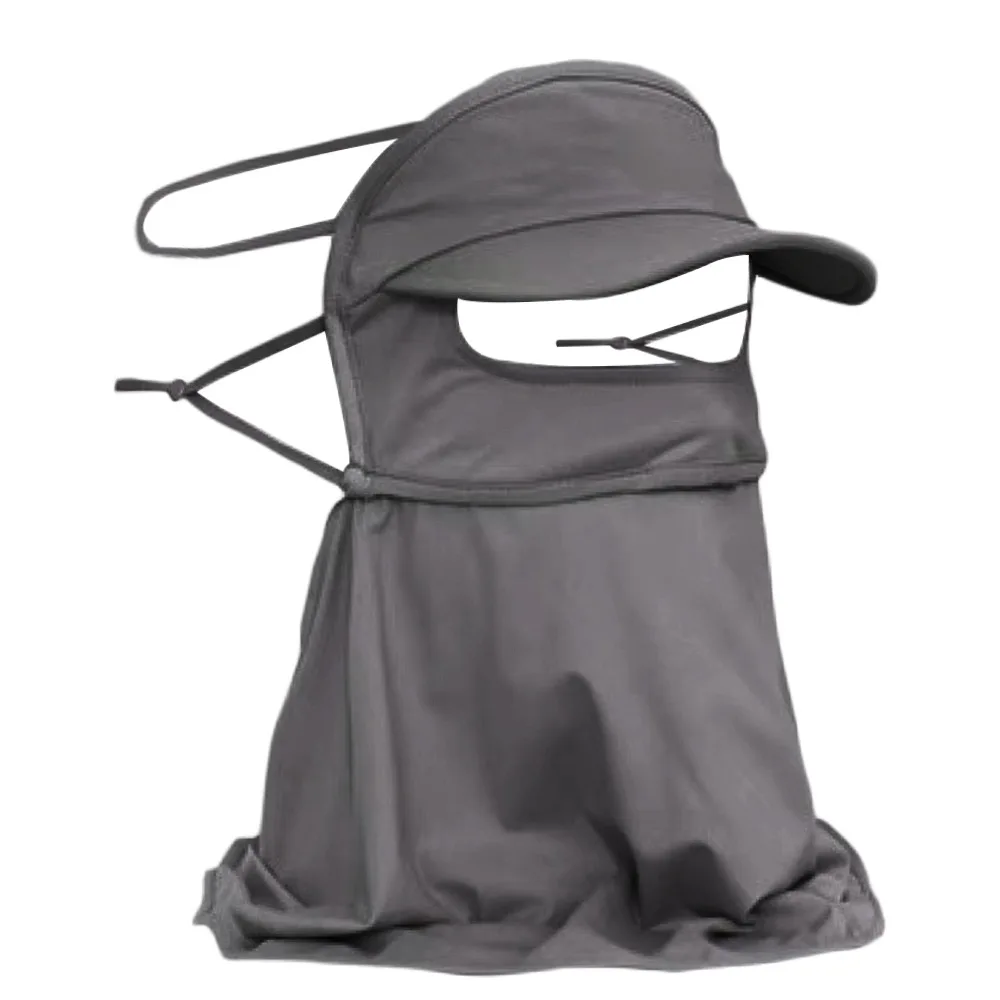 

Модная летняя маска из ледяного шелка, защита от солнца, ветрозащитная накидка на шею, сетчатый спортивный солнцезащитный крем, шарф для лица, пеший туризм