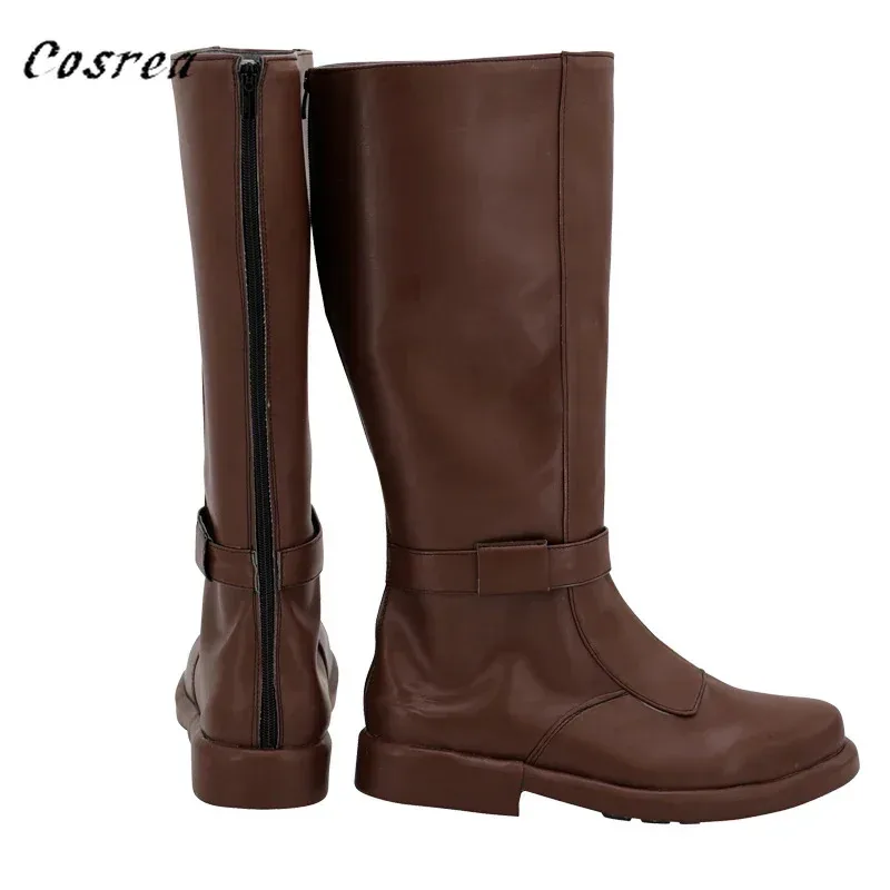 HAni 2025 Cos star The Last Jedi Skywalker cosplay adultos Obi Wan Anakin hombres mujeres botas Halloween zapatos largos ☆ ★ ww