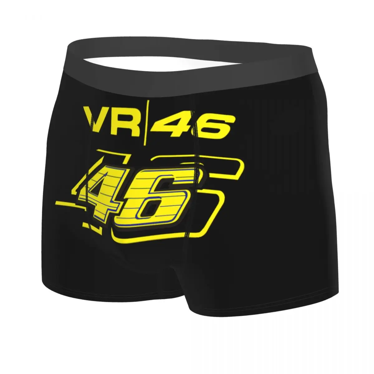 Custom Motor-Gp 46 Rossi-Race Boxer Shorts For Homme 3D Printed Racing Motorcycle Underwear Panties Briefs Breathable Underpants