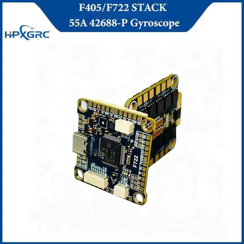 HPXGRC F405/F722 STACK 55A 42688-P Gyroscope 16MB Black Box Perekam Data Penerbangan Analisis Plug Play Racing FPV Drone Suku Cadang RC