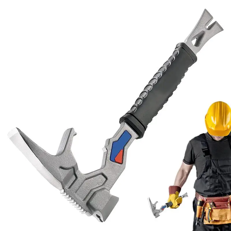 

Multi-Function Demolition Tool Demolition Steel Hammer Nail Puller Multi-Tool Woodworking Hammer To Enhance Chiselling Working