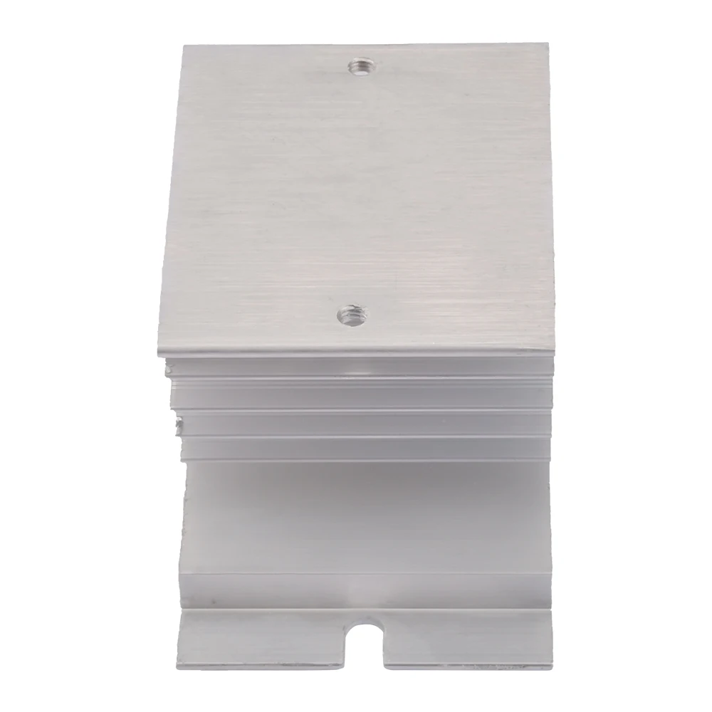 Relé monofásico de estado sólido SSR, disipador de calor de aluminio, disipadores de calor, adecuado para relé 10A-25A