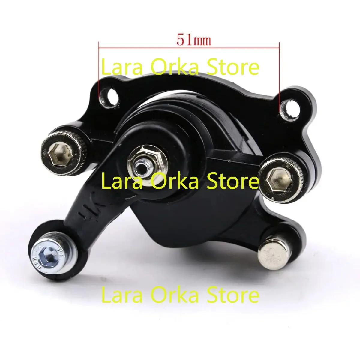 Front and Rear Disc Brake Caliper Replacement for 2 Stroke 43cc 47cc 49cc 50cc Pocket Bike Dirt Pit Bike Scooter Bicycle E Bike
