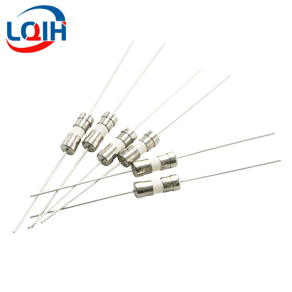 10PCS 3.6X10mm Fast Blow Slow Blow Ceramics with Pin 250V Fuse Tube 3.6*10mm T0.5A 1A 2A 3A 3.15A 4A 5A 6.3A 10A