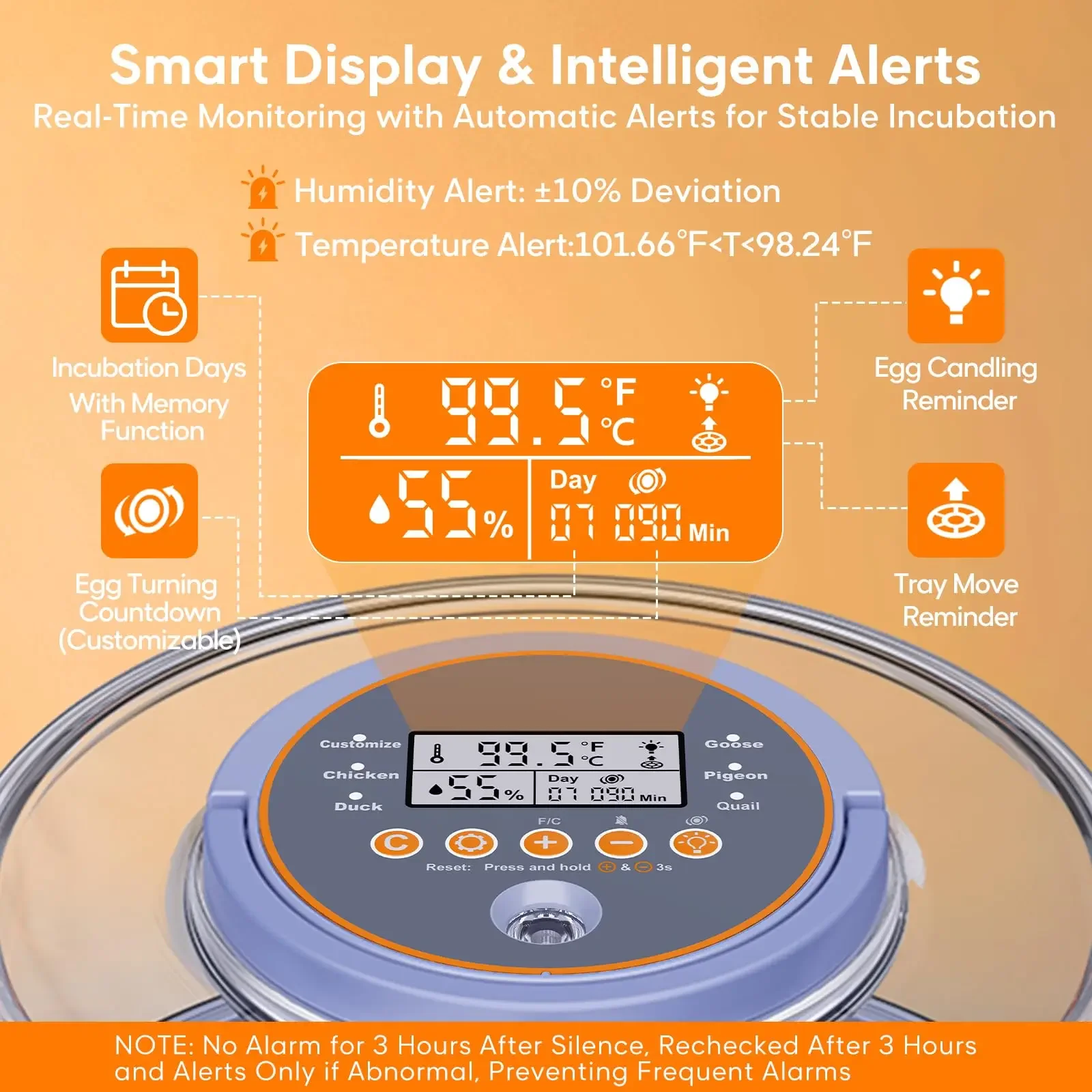 with Automatic Turning and Humidity Control, ligent with Automatic Temp. Adjustment, 12