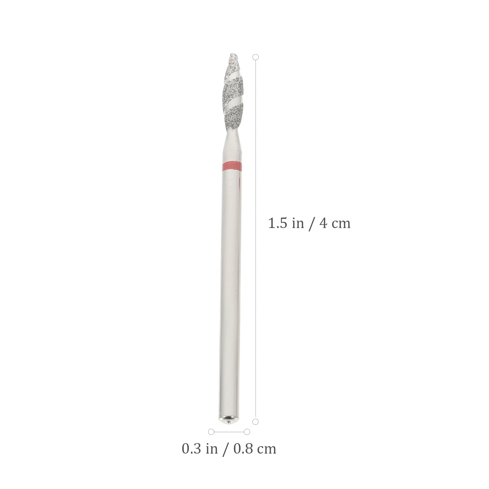 1 セットプロフェッショナルネイルアートドリルビット強力なエメリー研削アクセサリー爪をきれいに彫るためのマニキュアドリルビット
