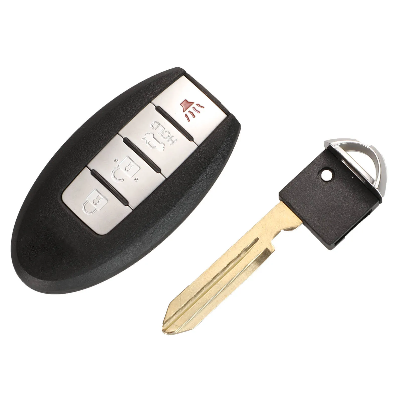 Jingyuqin 2/3/4/5 Tasten-Fernschlüsselgehäuse für Nissan Cube Juke Versa Note X-Trail Qashaqai Sunny Juke Altima TIIDA Murano Maxima