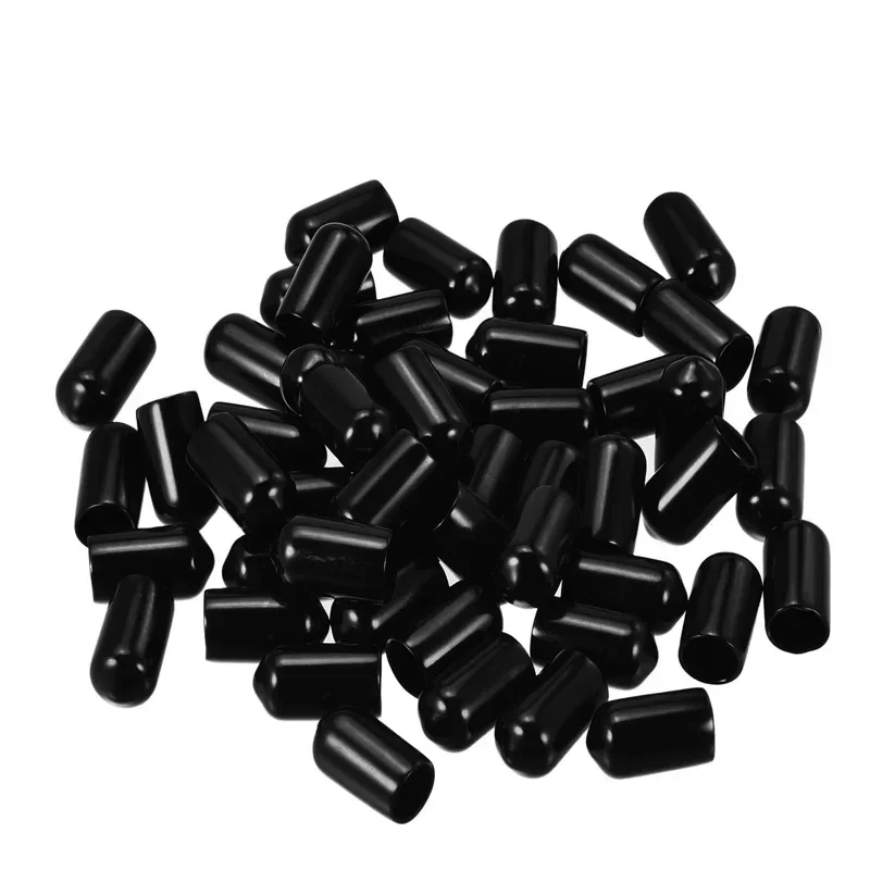 10-100pcs rubber screw end cap 3-25mm PVC elastic rubber dust insulation caps rubber cap end caps pvc rubber end cap