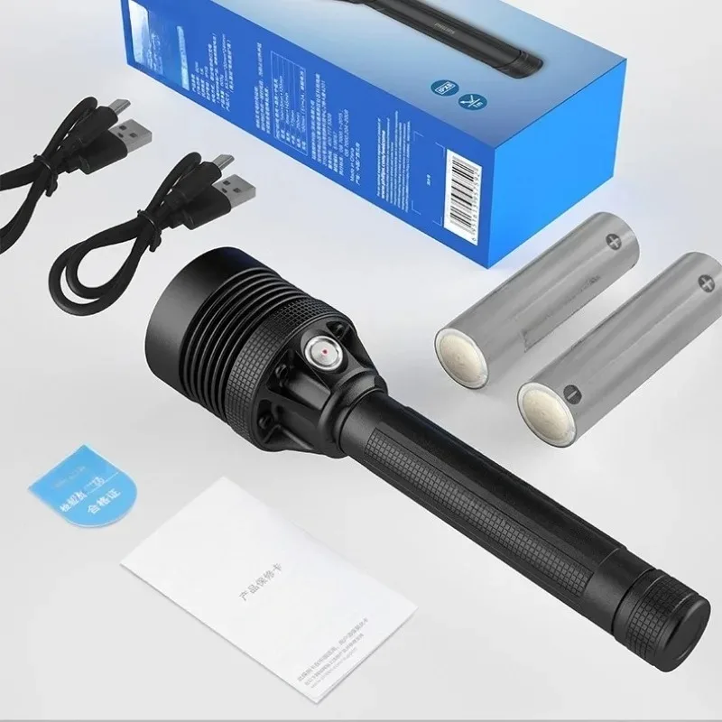 

Strong light long-range flashlight, outdoor camping, hiking, hand-held, waterproof flashlight