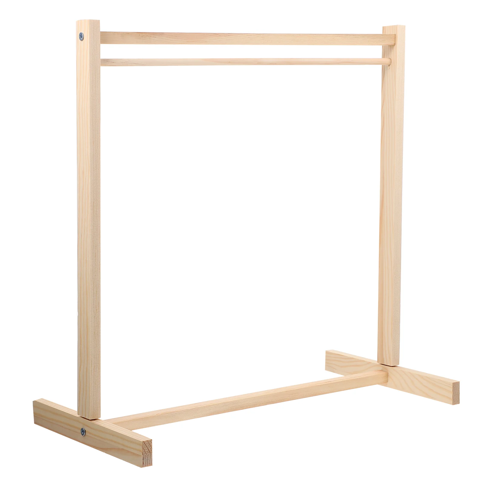 Hanger Small Clothes Rack Dollhouse Baby Clothing Holder Coat Dress Wooden Child