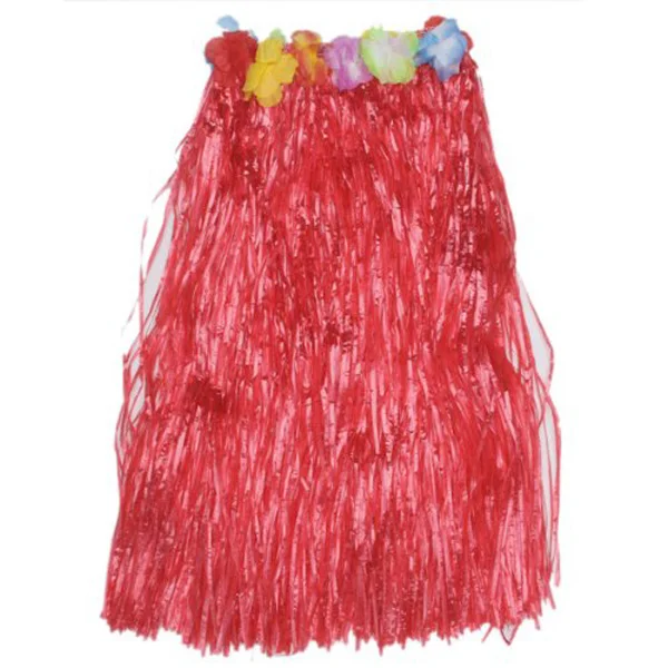 

Гавайская тропическая юбка для танцев хула, комплект 60 см, зеленый регулируемый эластичный пояс, аксессуары с цветами, бюстгальтер, браслеты, повязка на голову, ожерелье