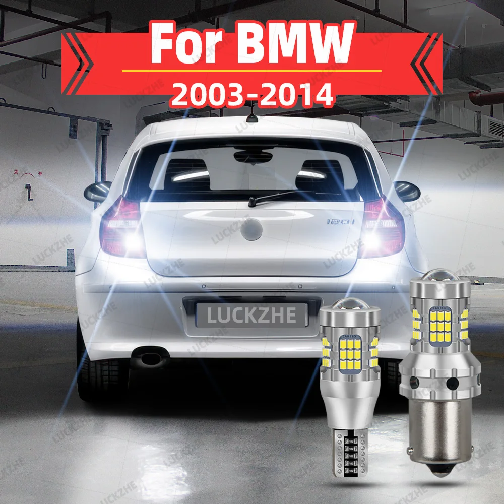

2Pcs For BMW 1 Series E81 E82 E87 F20 F21 E88 2003-2011 2012 2013 2014 Car Led Reverse Light Backup Back Up reversing Lamp Bulb