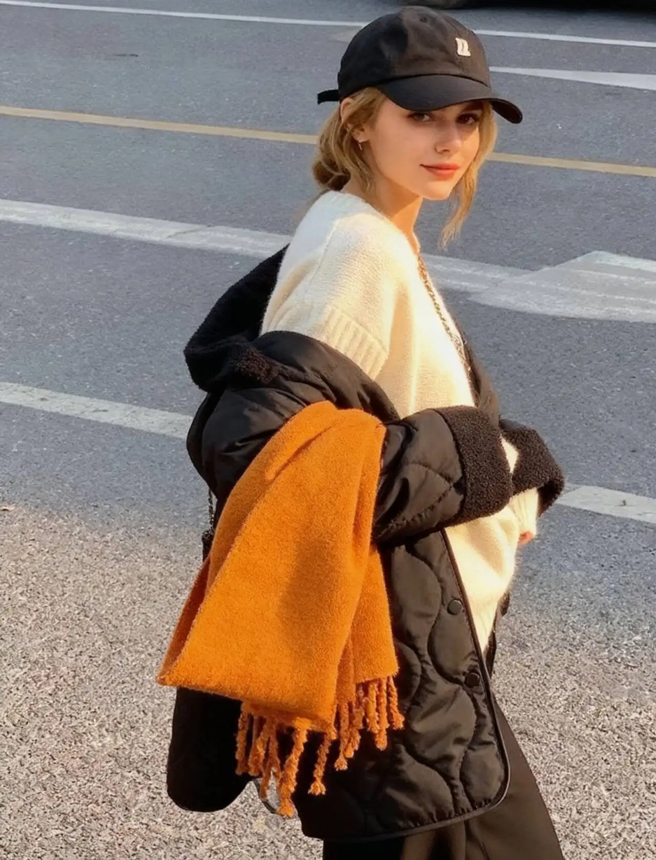 パーカー レディース ガールズ 秋 ラミー フルジップ プレスド クルーネック クロップド エラスティック タイト クリーンフィット カレッジ スクール ユースウェア スリミング イージー