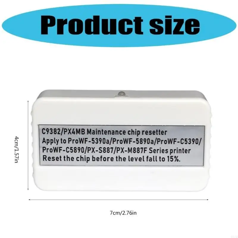 Caixa manutenção chip cartucho reposição C9382 para força trabalho WF-C5310 WF-C5810 WF-C5890 C5390