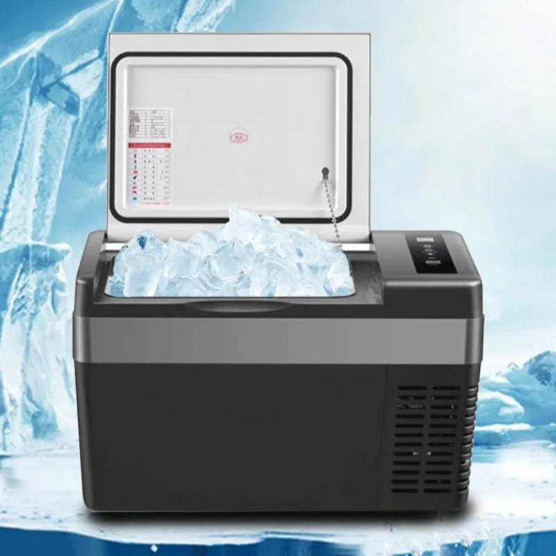 Compressor Car Refrigerator Large Capacity Car Home Outdoor Refrigeration Freezing Partition 12V24V Portable Small Freezer