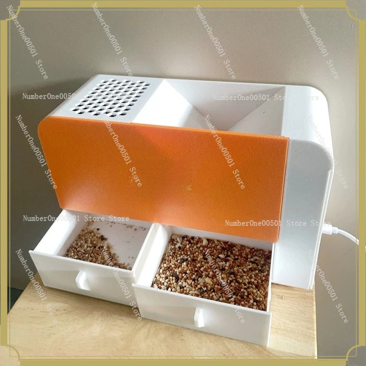 

Bird Food Shell Blowing Machin Parrot Feed, Bird Food Chaff SeparatorSkin Blowing DeviceHair DryerAutomatic Bran Blowing Machine
