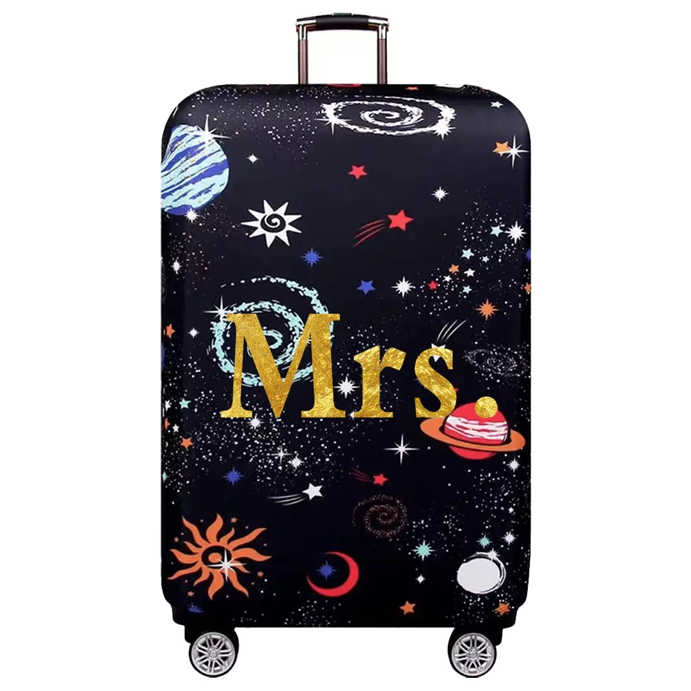 Personalized Customized Name New Luggage Cover 18-32inch Trolley Box Suitable Travel Accessories Protective Case Reusable