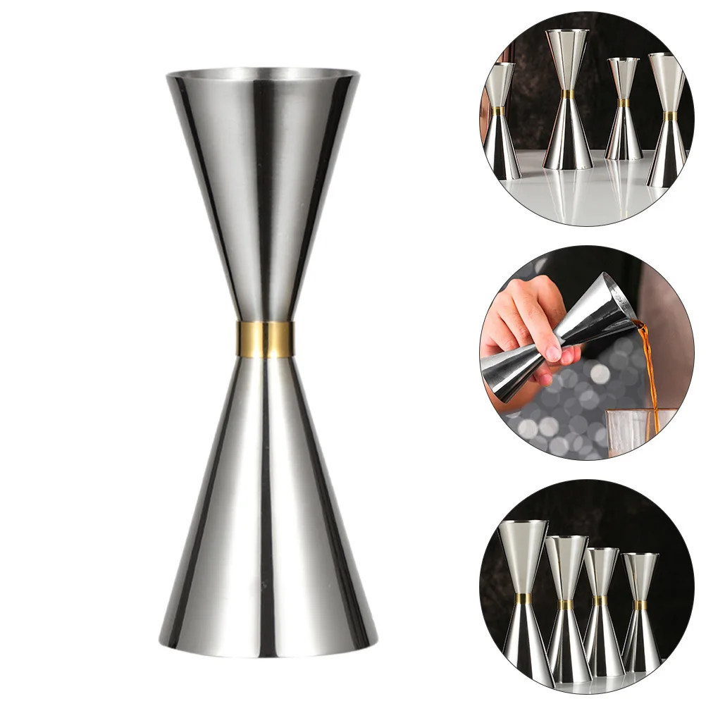 

Stainless Steel Double Jigger 25/50Ml Bar Measuring Tool Cocktail Ounce Cup Professional Bartending Accessory Reusable