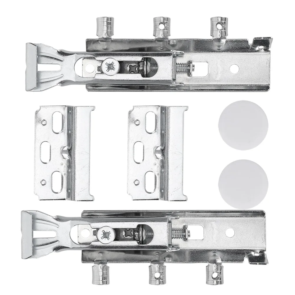 Adjustable Cabinet Suspension Rail Concealed Heavy Duty Cupboard Hanging Weight Silver Cold Rolled Steel Cabinet Rail