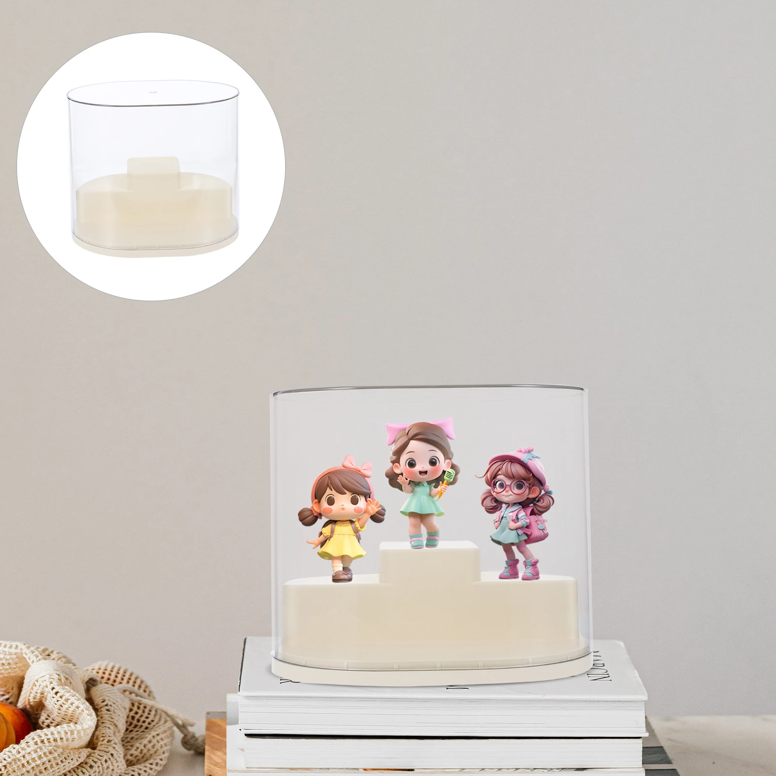 

Display Box for Figures Case Model Statue Dust-proof High Transparent Reusable Storage Exhibit Protect Collectibles