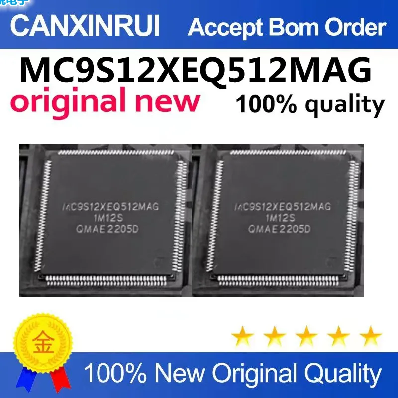 MC9S12XEQ512MAG LQFP144 nouveau en Stock puce de processeur de microcontrôleur qualité assurée