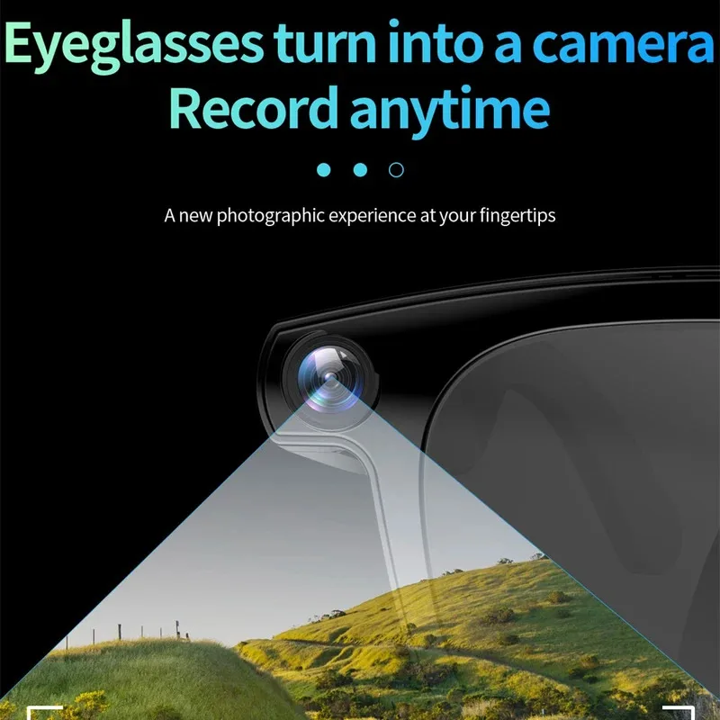 Women AI Smart Glasses 800W HD Camera Anti Blue Light The Map Translation Video Call Take Photos UV Protection Sunglasses Men