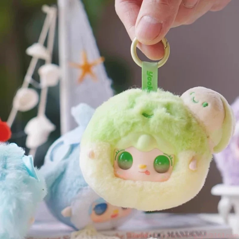 本物のユーキヤンヤン第6世代オーシャンベイビー ブラインドボックス ぬいぐるみバッグチャーム人形 女の子の誕生日プレゼント