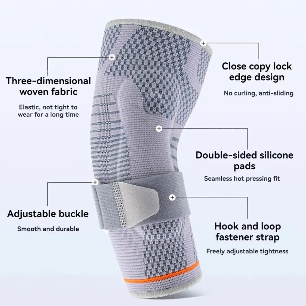 Silicone Compression Elbow Pads Anti-slip Elbow Protection Elbow Protection Pads Strain Relief Adjustable Elbow Support