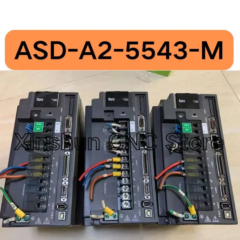 Second hand ASD-A2-5543-M 5.5KW servo drive tested OK and shipped quickly