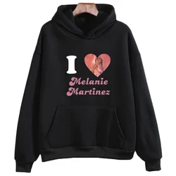 I Love Melanie Martinez Sense of Design Graphic Hoodie Aesthetic Women Trendy Pullover Autumn Winter Fleece Pullover Clothing