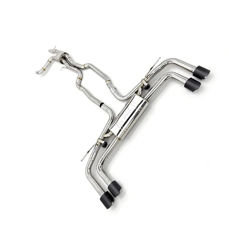 

Выхлопная система Catback для тюнинга суперкара 4.8T TURBO S 957 2007-2010, из нержавеющей стали SS304, с клапаном и глушителем