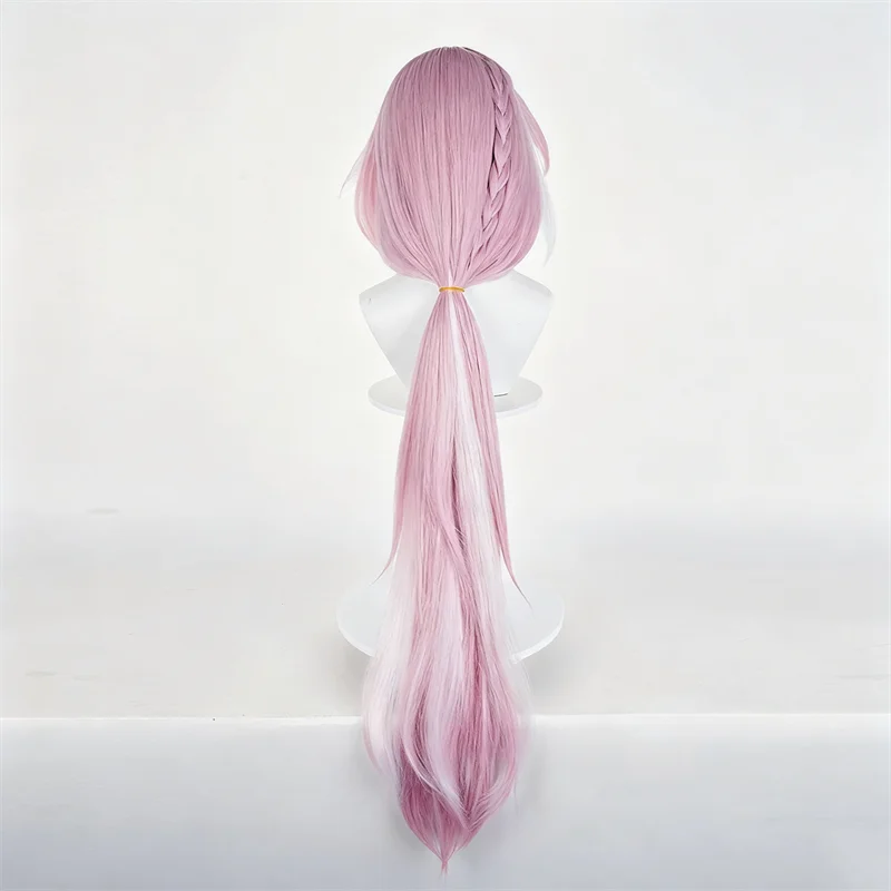 Game Honkai Impact 3 Elysia Volwassen Vrouwen Cosplay Pruik Lang Roze Haar Hittebestendige Synthetische Pruiken Halloween Party Props