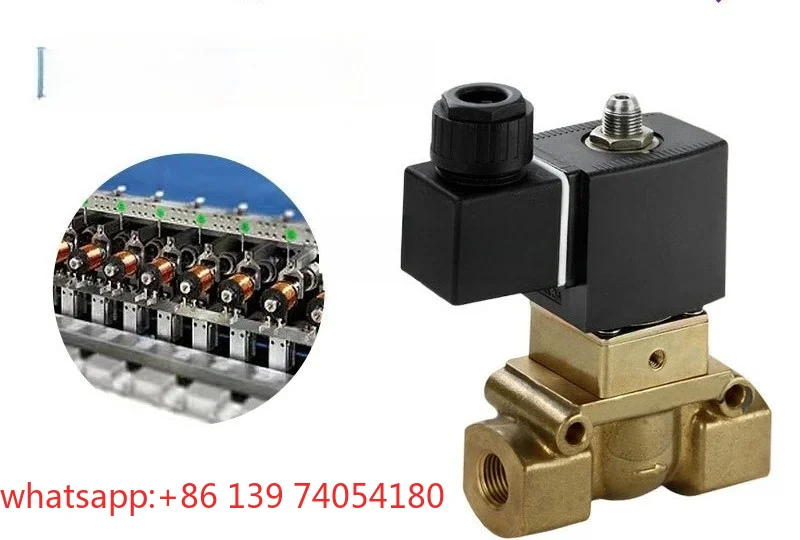 Unloading solenoid valve for air compressor Pilot piston solenoid valve Two-position four-way solenoid valve