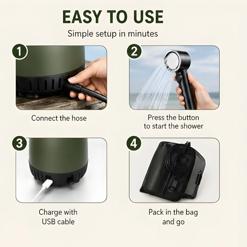 modifiable-camping-shower-package-with-75x12cm-main-unit-and-8000mah-power-supply
