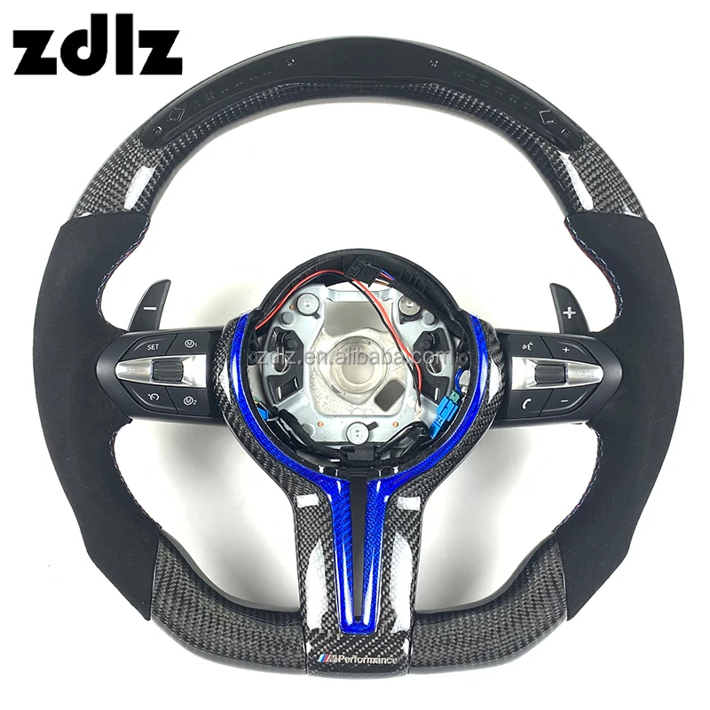 

LED carbon fiber steering wheel for BMWS m2 m3 m4 m5 f10 f20 f22 f30 F32 F36 F90 E90 E70 3 4 5 series steering wheel customized