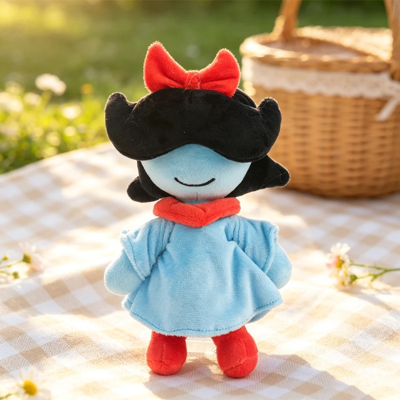 25CM Blue Girl Plushie Game Accessories Character Roles Decorative Ornaments Collection Plush Toys Deltarune Holiday Gift Friend
