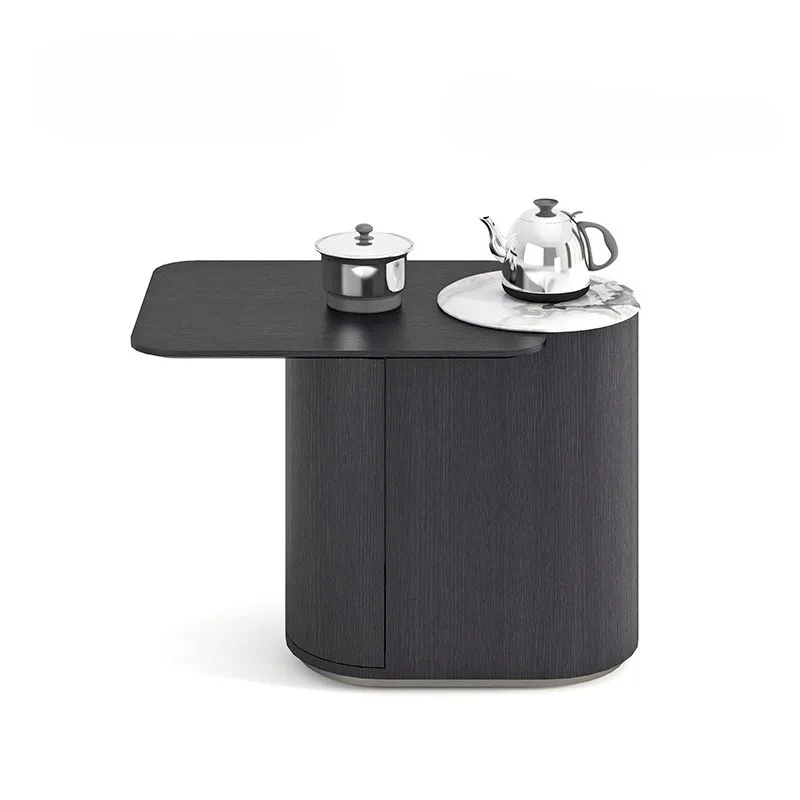 tea table side cabinet auxiliary cabinet, villa multi-function automatic tea cabinet kettle integrated