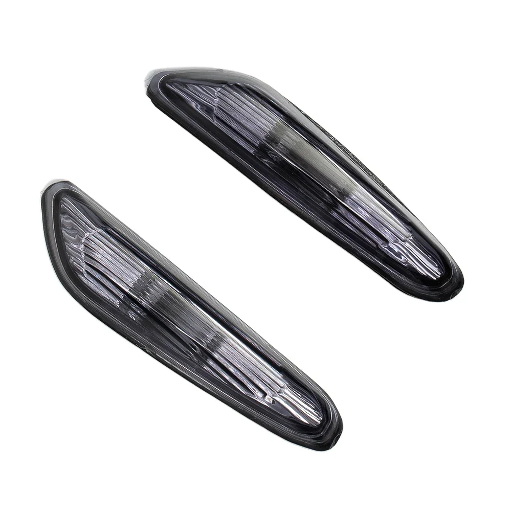 

2pcs 12V 55W Car Side Marker Light Turn Indicator Lamp No Bulbs Gray / White For BMW E46 E60 E61 E83 Auto Side Marker Light