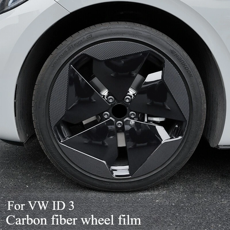 

Для VW Light Load Id3 ступица колеса декоративные наклейки наклейки из углеродного волокна модификация внешнего вида защита ступицы колеса