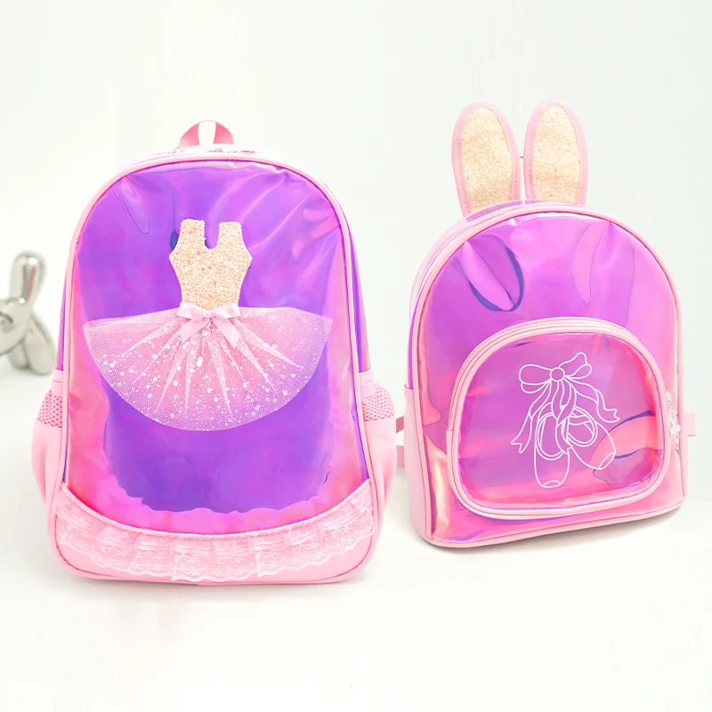 Ballet Bag for Girls Ballerina Dance Bag For Kids Pink Dancing Backpack Children Ballet Dance Bags Baby School Backpack