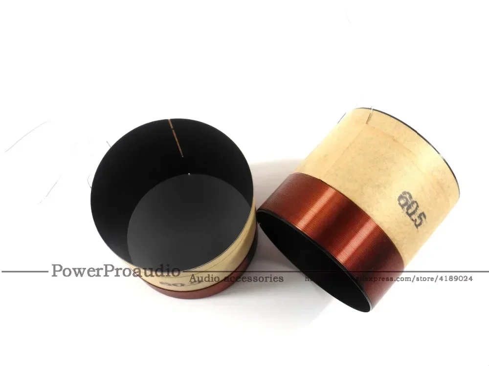 2 pcs /lot 60.5 mm skeleton:Black aluminous, woofer / loudspeaker / speaker voice coil a
