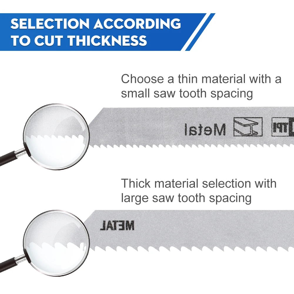 HAMPTON Jig Saw Blade T-shank HSS Assorted Reciprocating Saw Blade for Wood Cutting Tool T118A T118AF T118B T127D