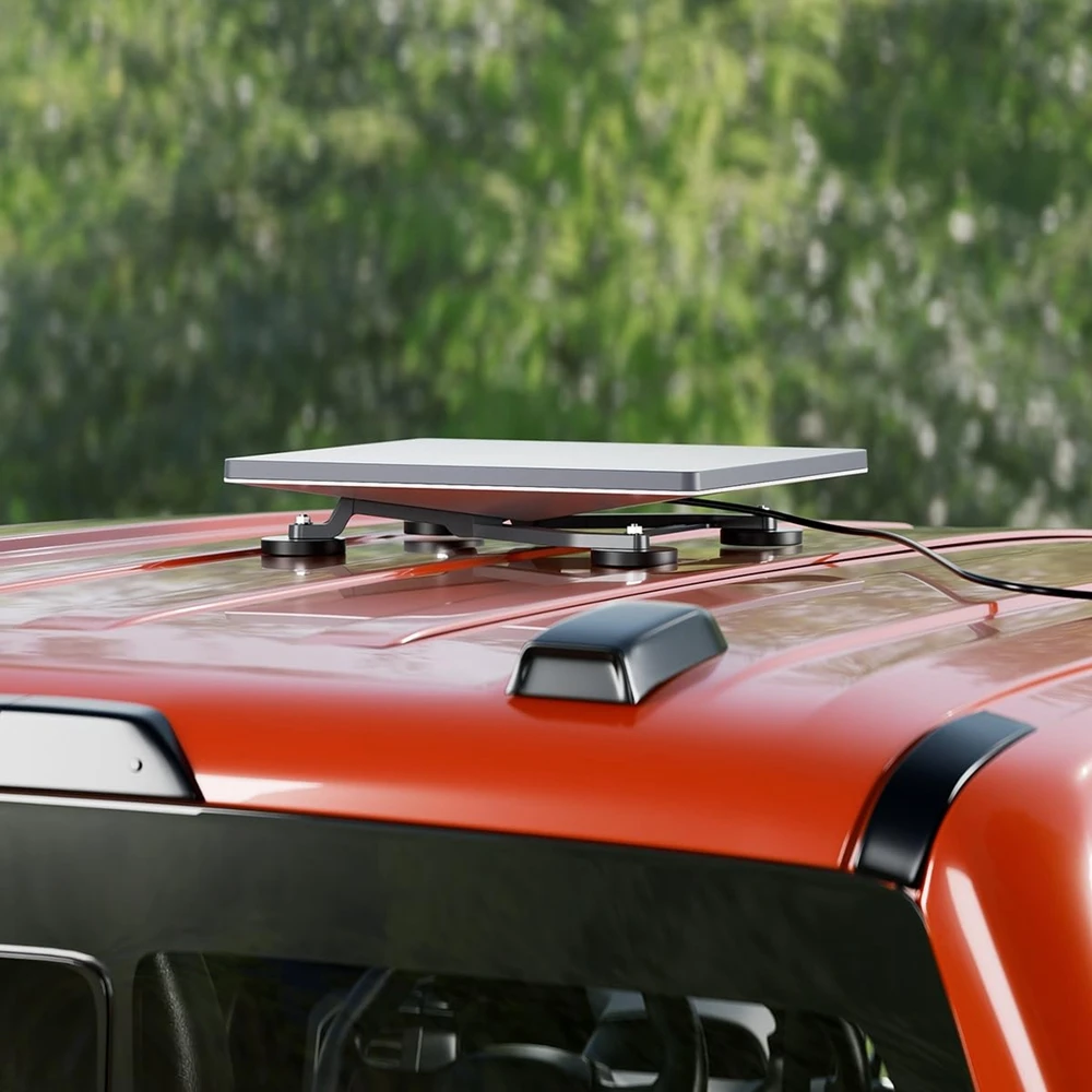 Для Starlink Mini Roof Mount Магнитный быстроразъемный механизм для Starlink Mini RVs Лодка Яхты Грузовики Монтажный комплект из алюминиевого сплава Кронштейн