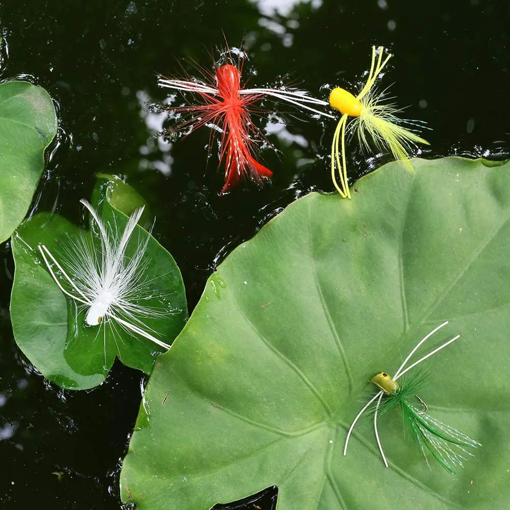 Popper de pesca con mosca Topwater – Señuelo para lubina y trucha - imagen 2