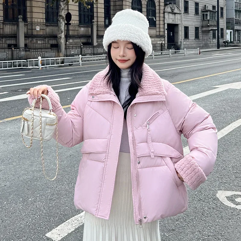 Padding Coats Woman Cold Outer Winter Puffer Coat Very Warm 2024 Jackets New in Women's Down Jacket Promotion Parkas Super Hot