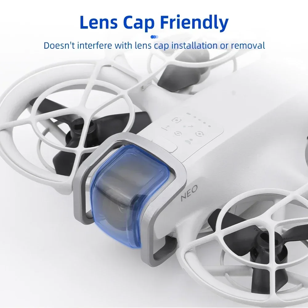 شريط حماية ممتص الصدمات Gimbal لطائرة DJI Neo بدون طيار خفيفة الوزن من سبائك الألومنيوم مضادة للتصادم ملحقات حماية مصد Gimbal